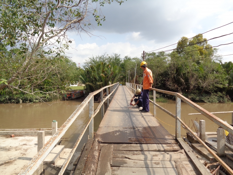 Sửa chữa cầu Kênh sông Mã xã Mỹ Thành